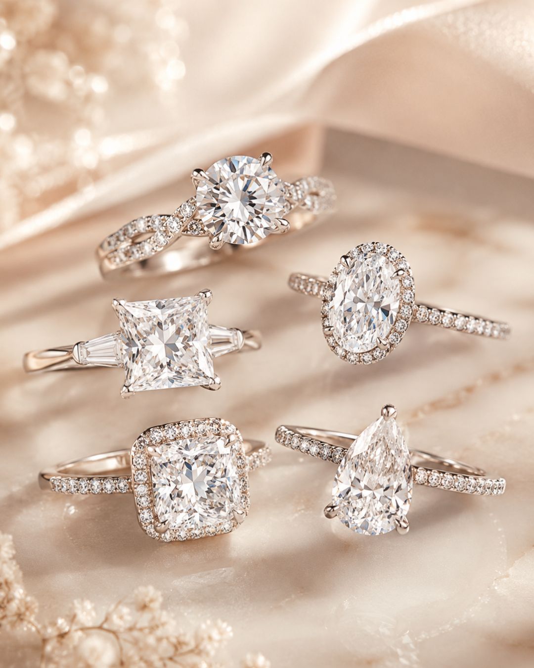 Diamond Ring Shapes for Engagement